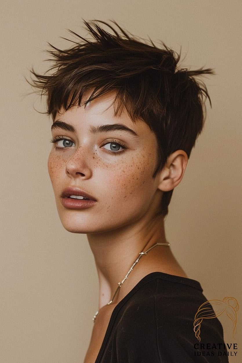 Cropped Pixie with Overalls