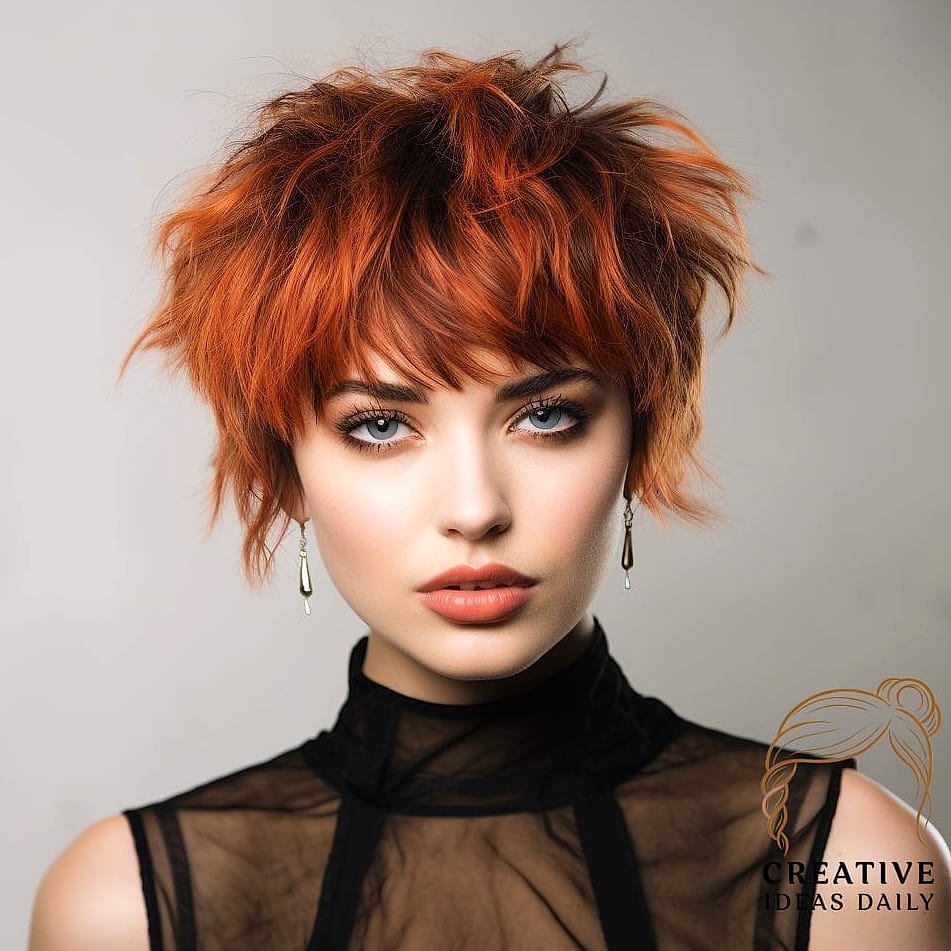 Cropped Shag with Bangs