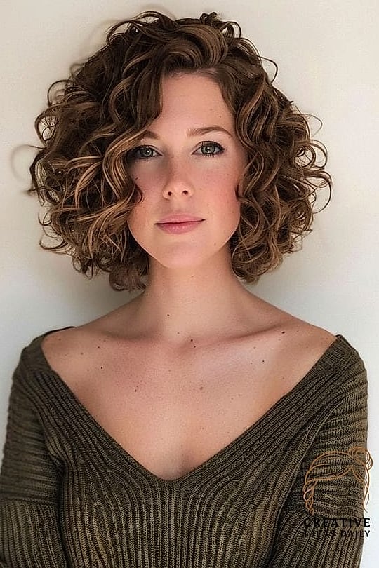 Curly Bob (Deva Cut Style)
