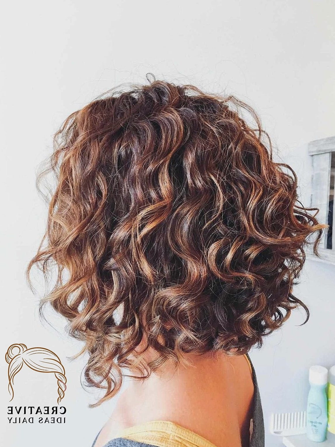 Curly Bob with Defined Ringlets
