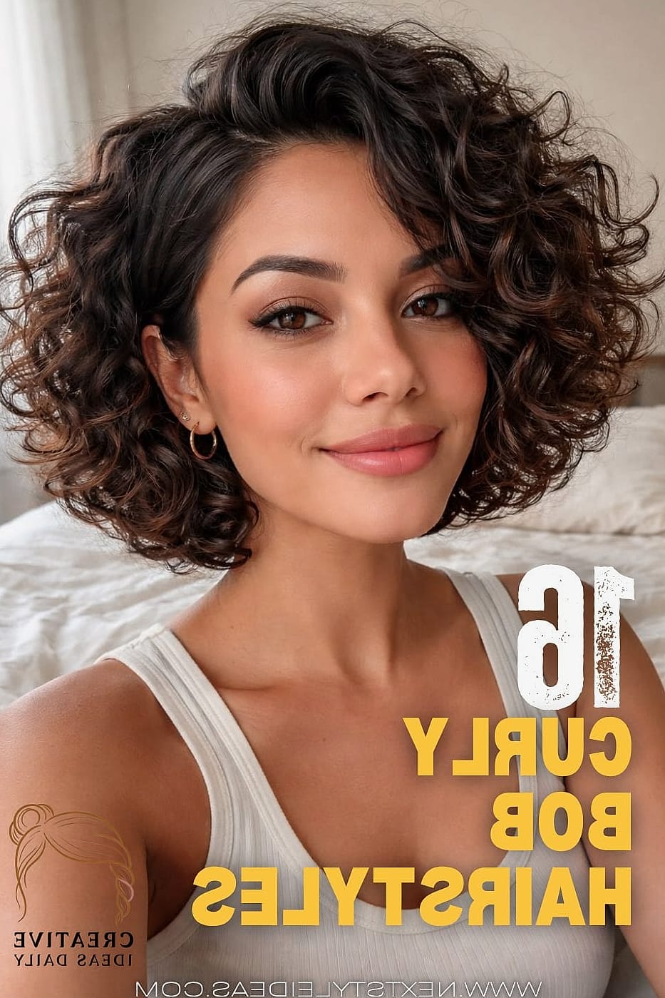 Curly Bob with Defined Ringlets