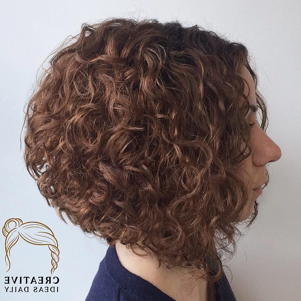 27 Medium Length Hair Ideas Every Woman Needs to See 23 Curly Bob With Defined Ringlets