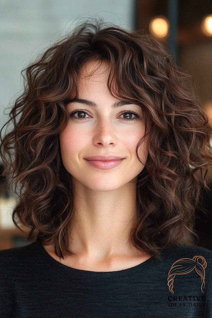 Curly Layered Cut