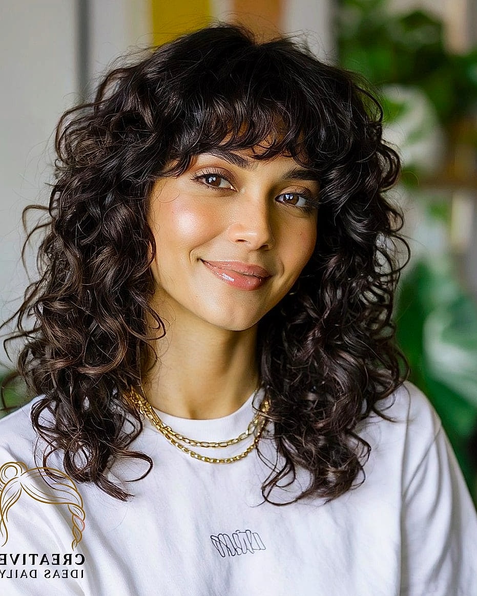 Curly Medium Shag