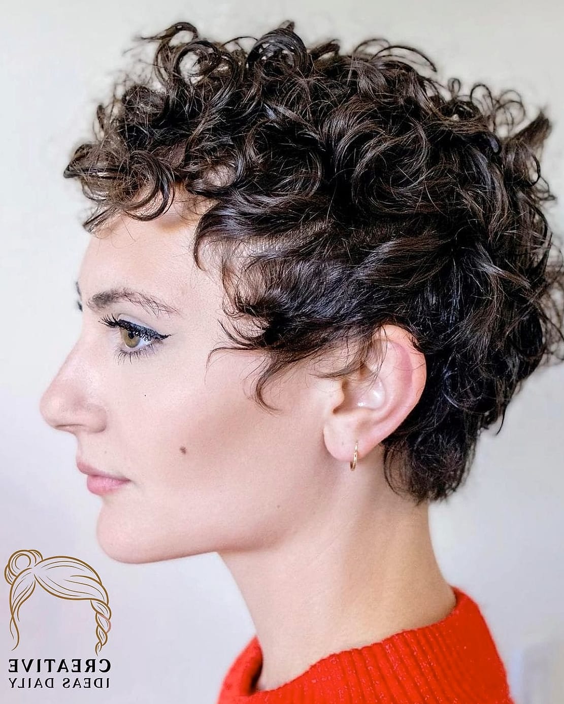 Curly Pixie Cut
