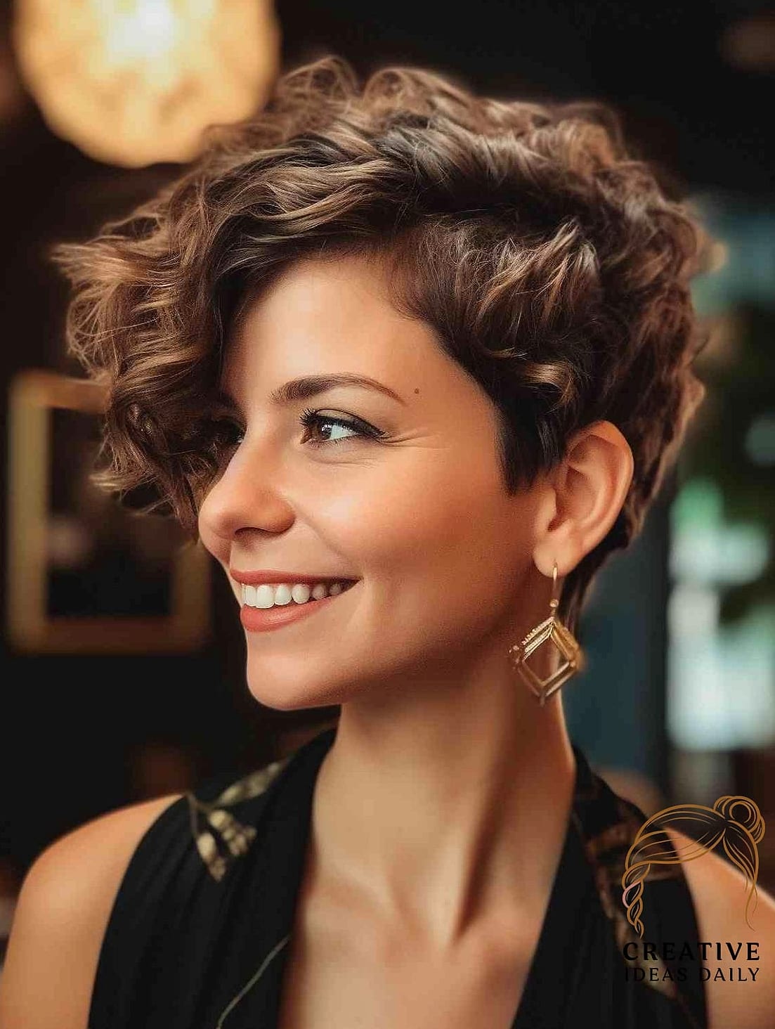 Curly Pixie