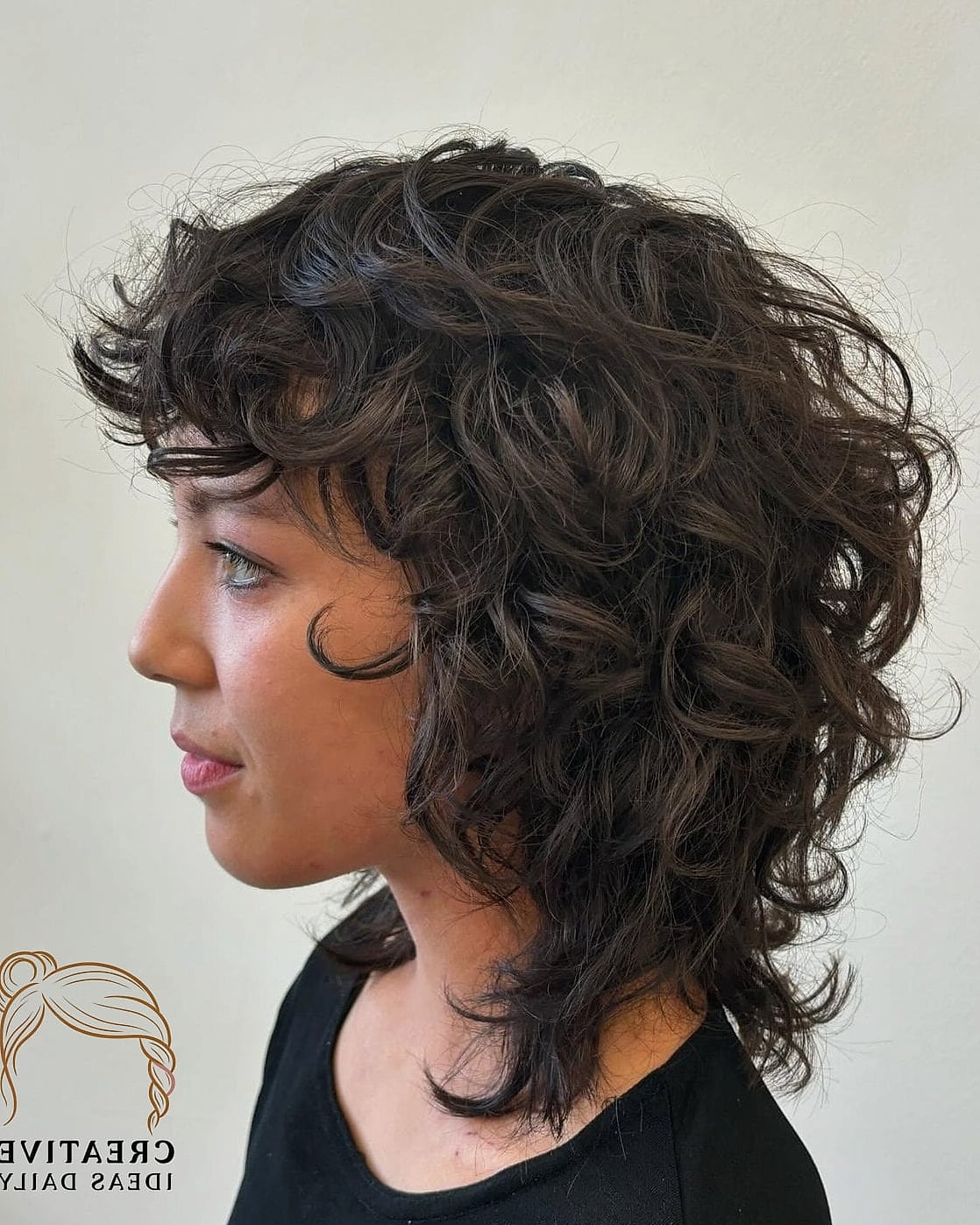 Curly Shag Bob
