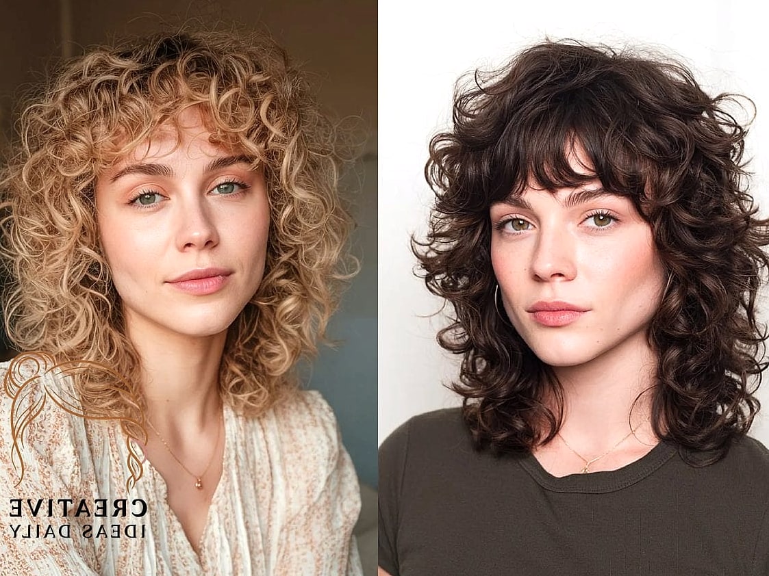 Curly Shag Bob
