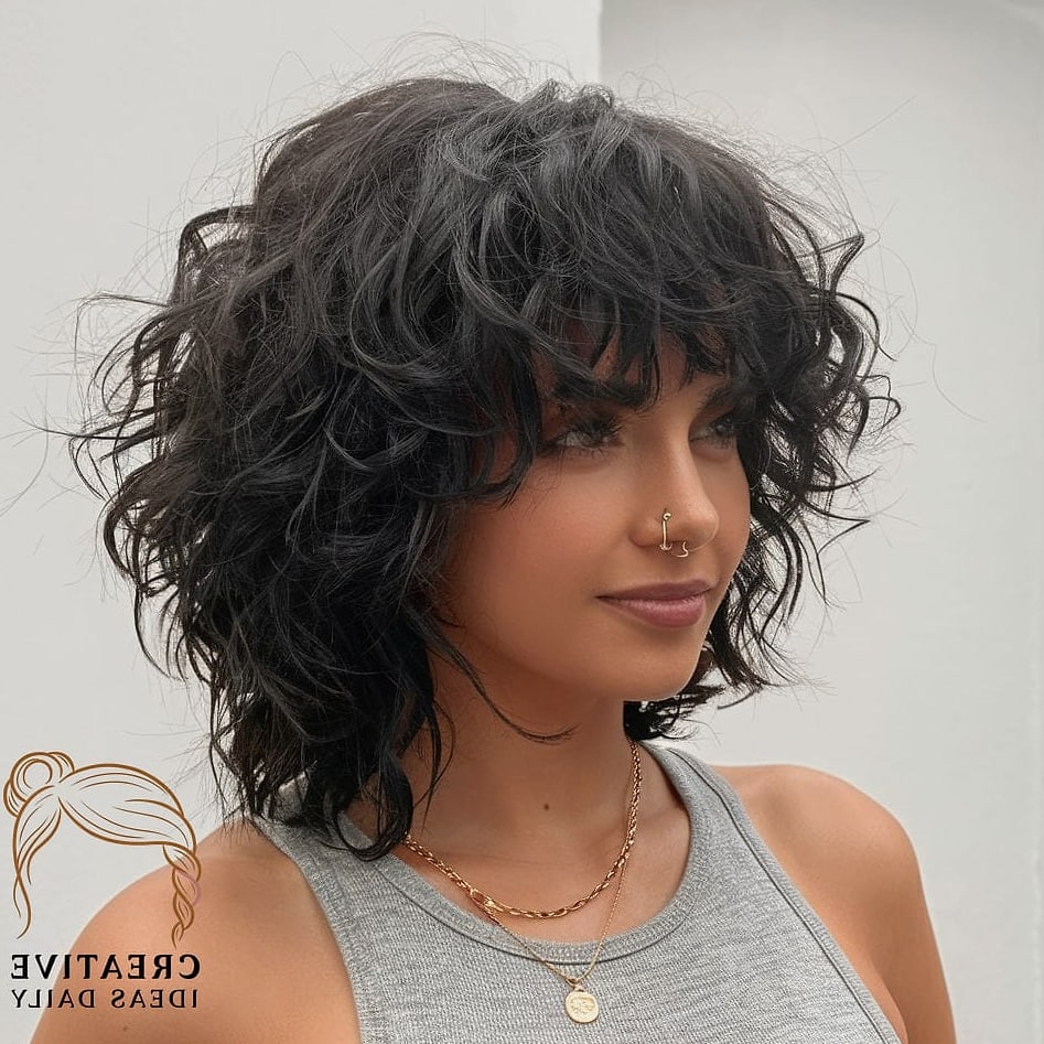 Curly Shag Pixie