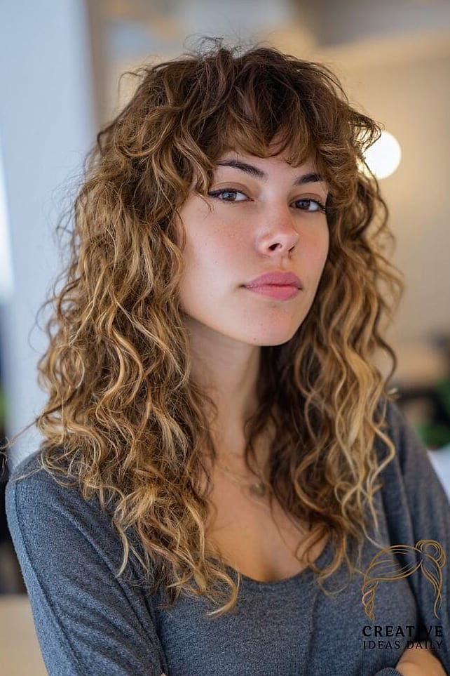 Curly Shag Pixie