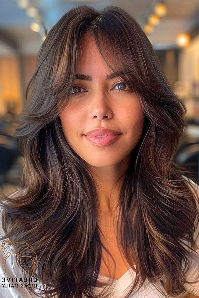 Curtain Bang Lob