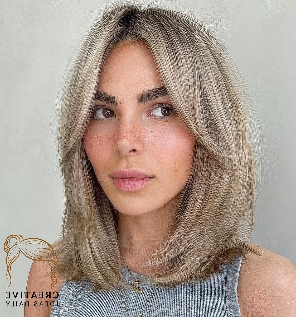 Curtain Bangs with Soft Layers