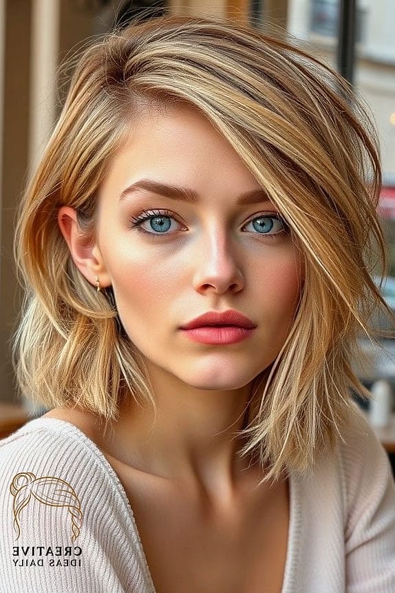 Deep Side Part Bob with Waves