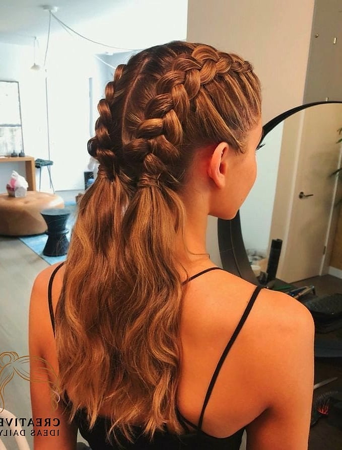 Double Braided Pigtails