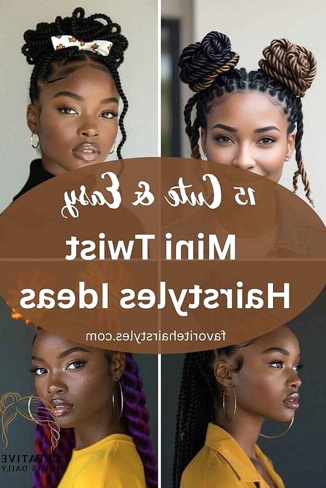 Easy Twisted Crown For Thick Long Hair