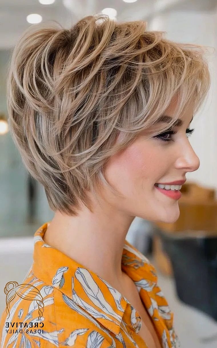 Feathered Pixie Shag