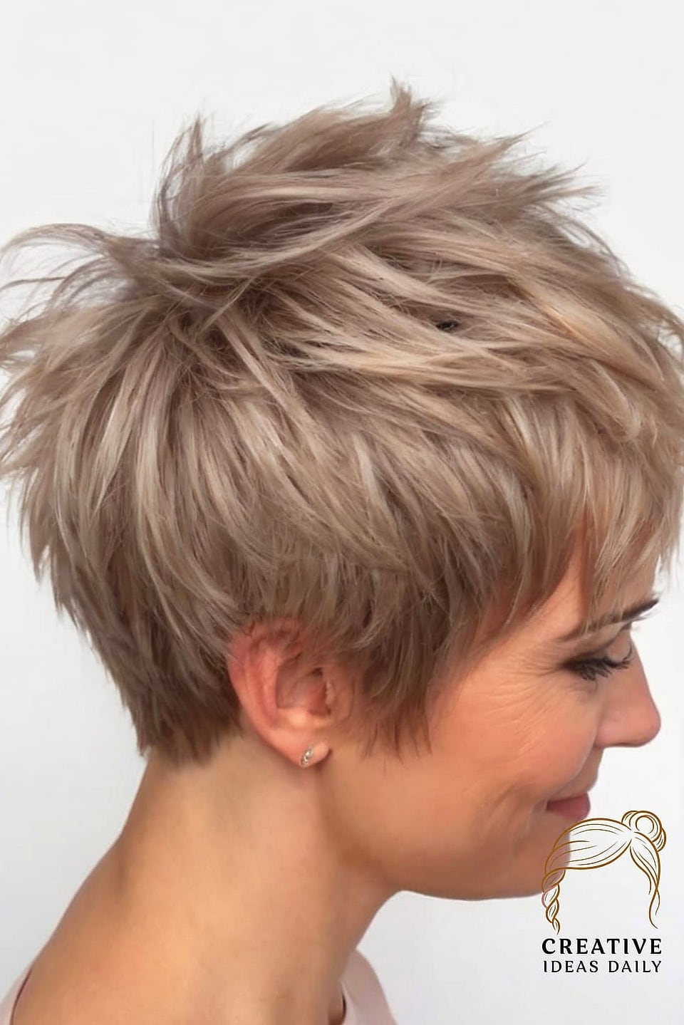 Feathered Pixie with Highlights