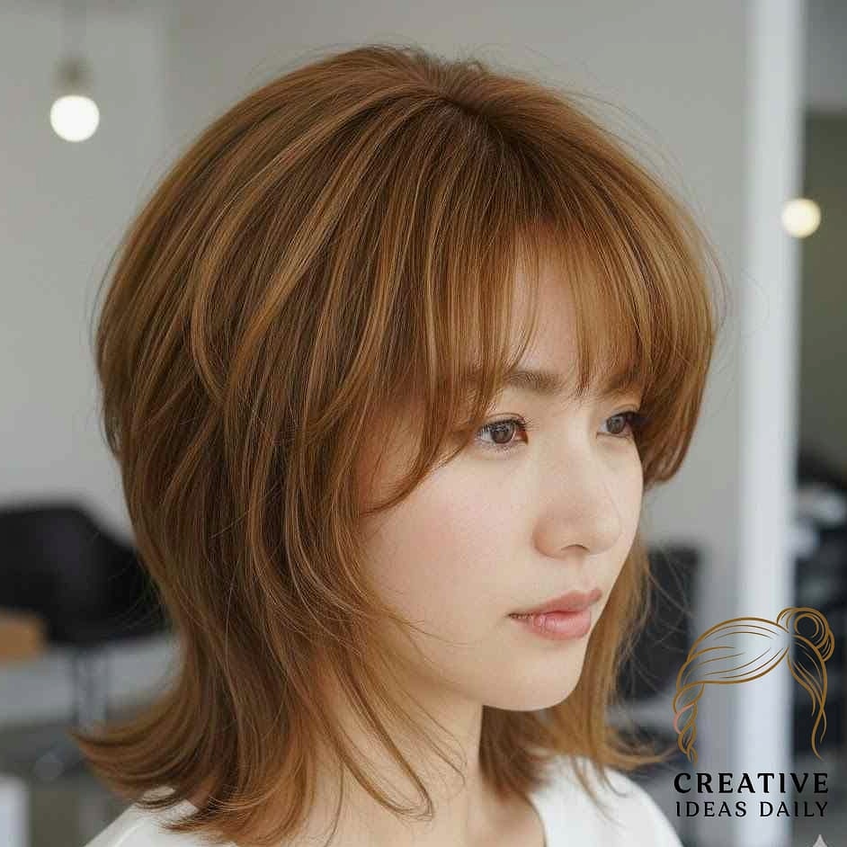 21 Asian Short Hair Ideas That Are Trending Right Now 6 Feathered Shag