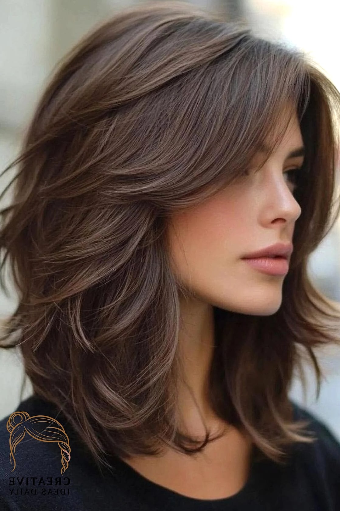 Feathered Shoulder Layers