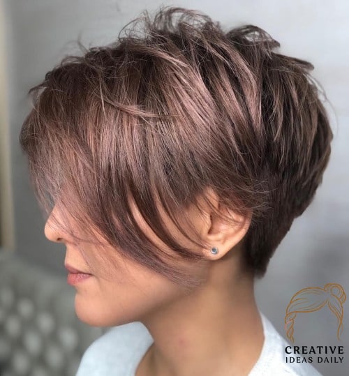 Feathered Undercut Pixie
