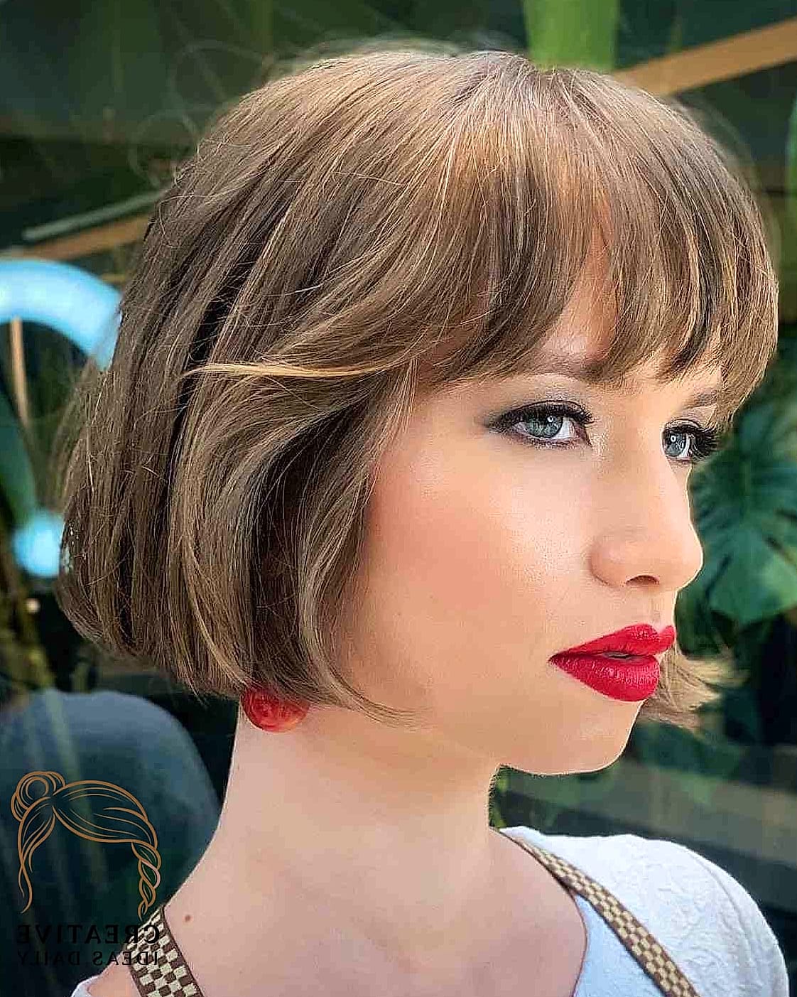 French Bob With Fringe