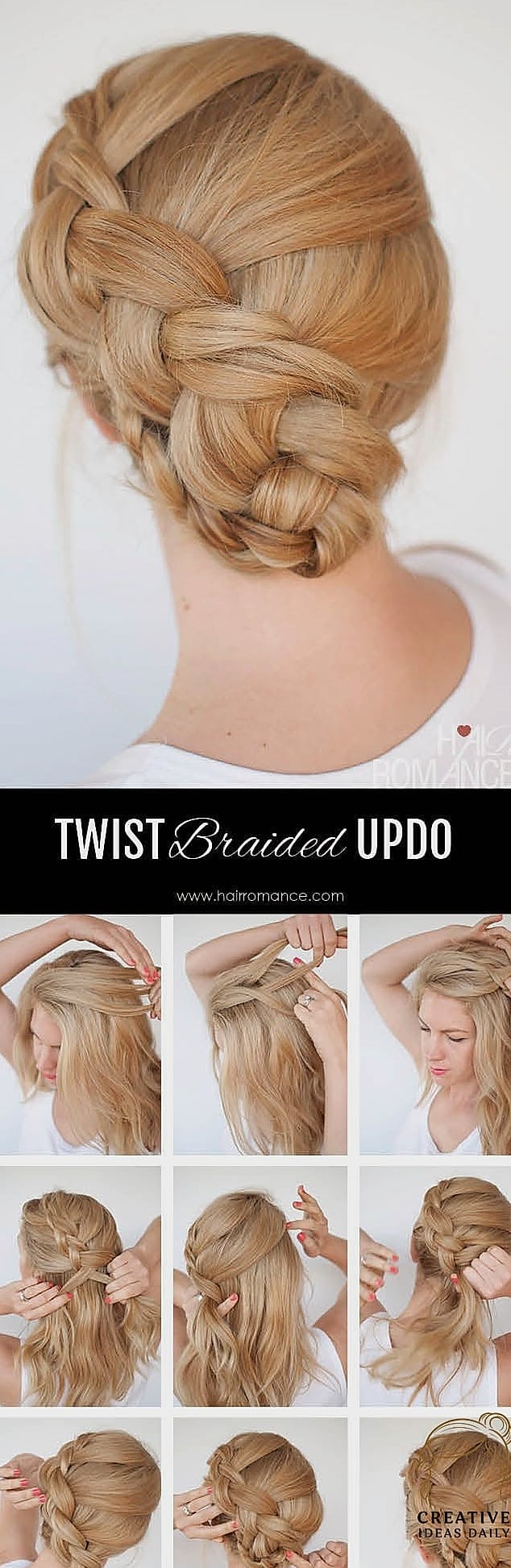 The Front Twist Half-Up