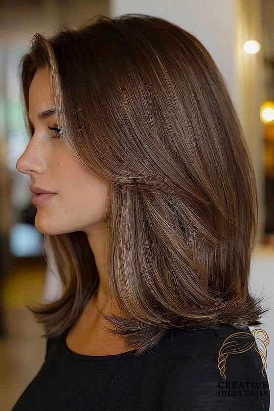 Glossy One-Length Medium Cut