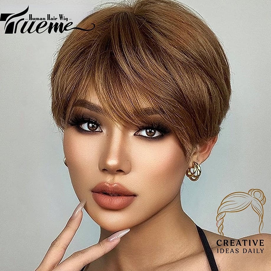 Golden Blonde Pixie