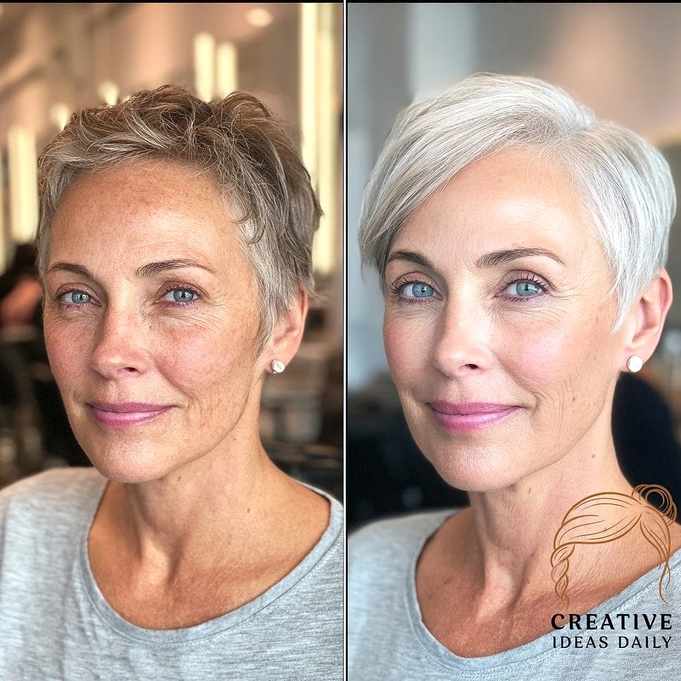 22 Short Hair Haircuts Ideas That Will Transform Your Look 17 Grown-Out Pixie