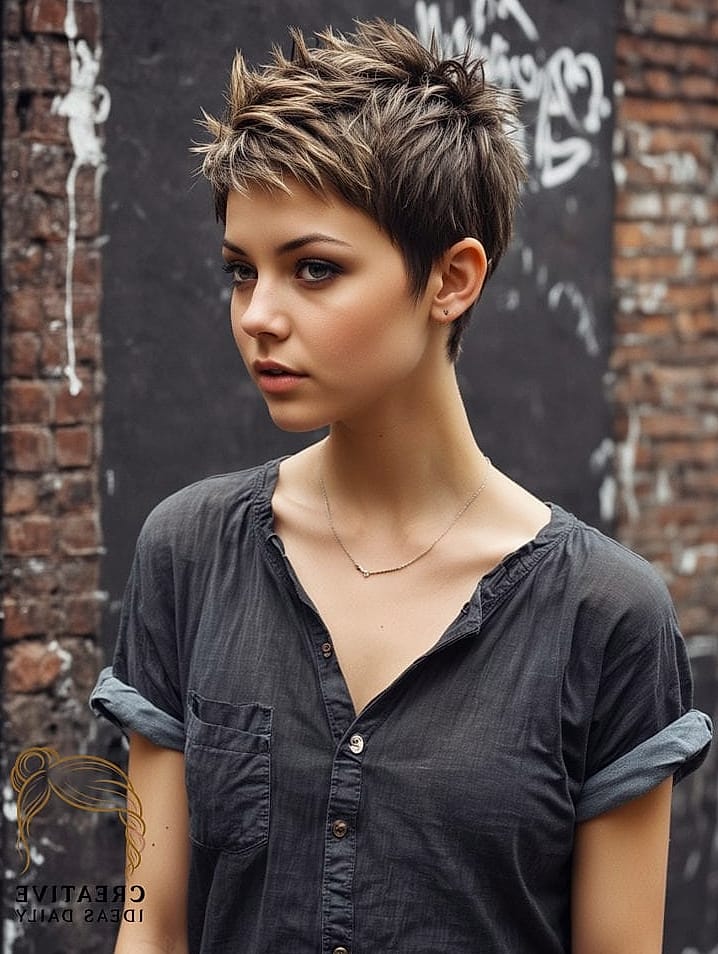 30 90S Pixie Cut Ideas You Need to Try Next 8 Grunge-Inspired Choppy Pixie