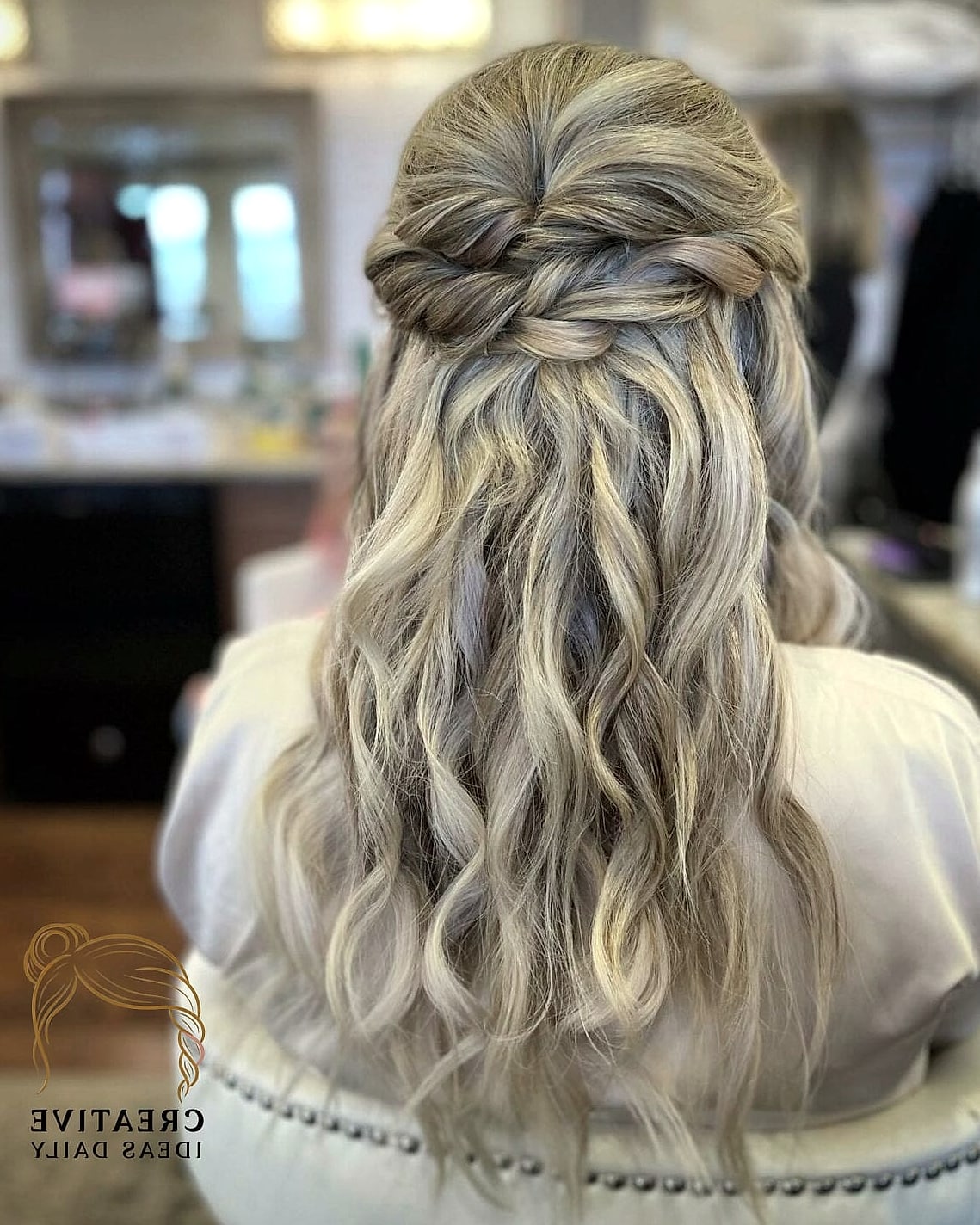 Half-Up Braided Style