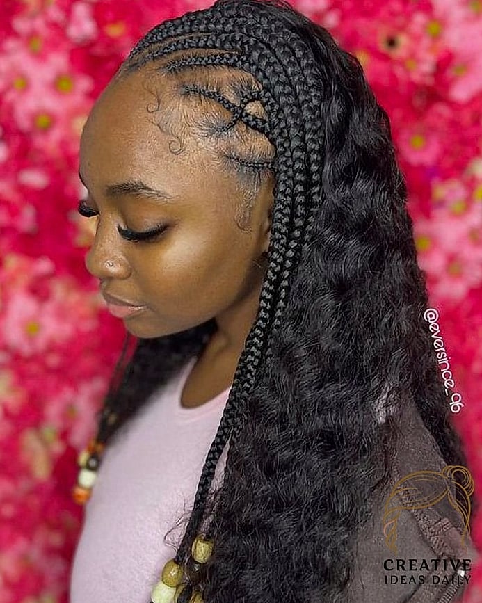 Half-Up Braided Crown