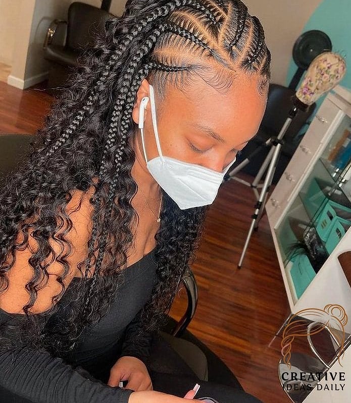 Half-Up Braided Crown