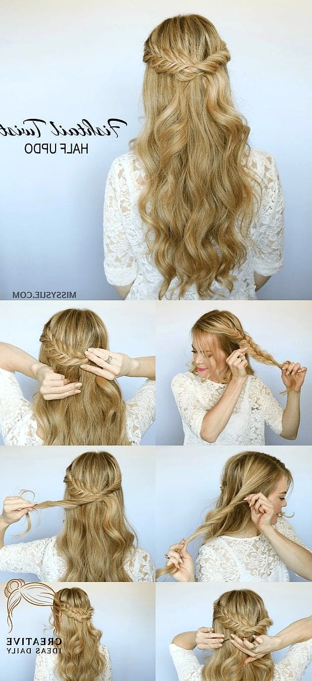 The Half-Up Twisted Crown