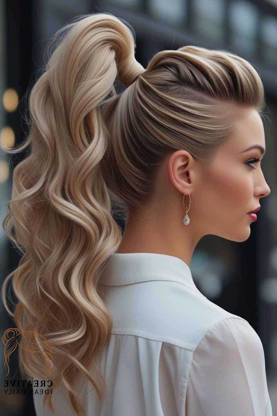 High Sleek Ponytail