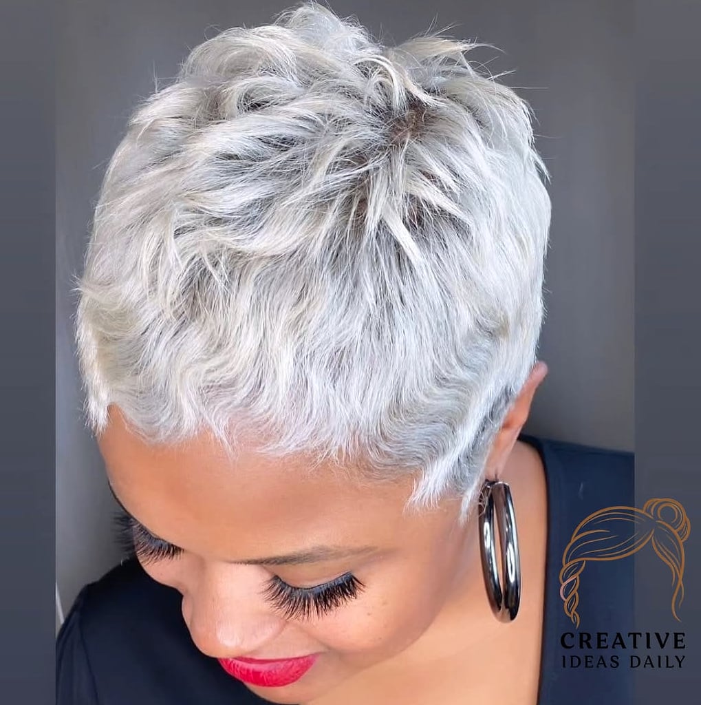 30 90S Pixie Cut Ideas You Need to Try Next 21 Icy Silver Pixie
