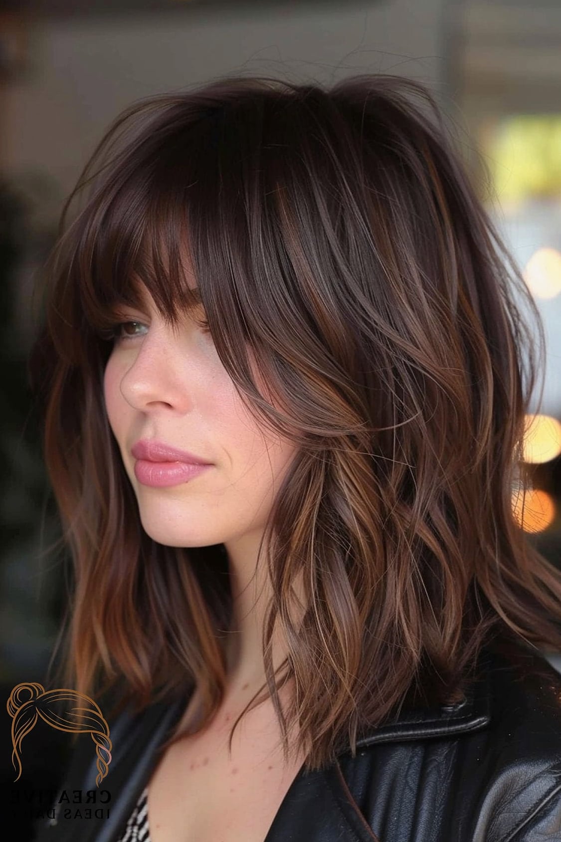Layered Bob With Bangs