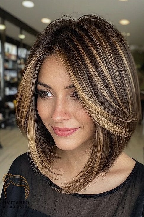 Layered Cut with Highlights