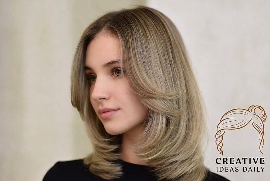 Layered Cut with Money Piece Highlights