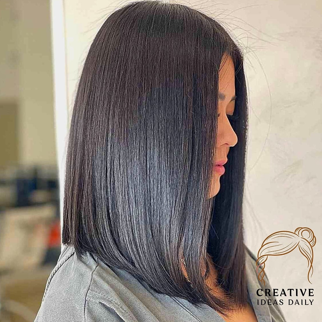 Long Bob with Face-Framing Layers