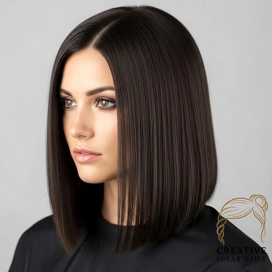 Long Bob Extensions Look...