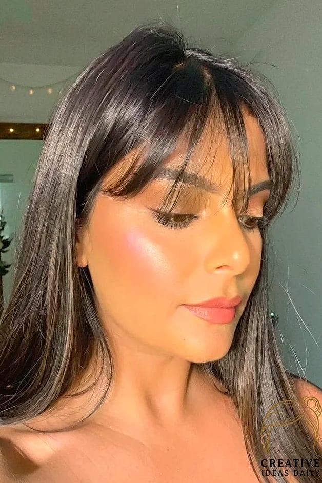 Long Hair with Balayage Highlights