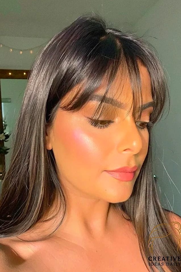 Long Hair with Chunky Highlights