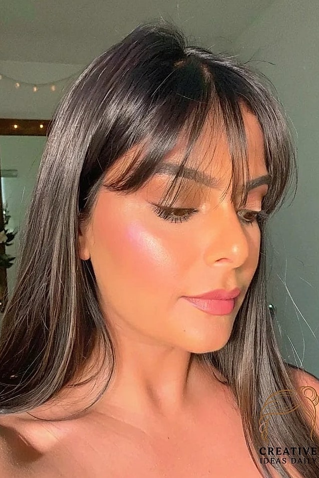 Long Hair with Halo Highlights