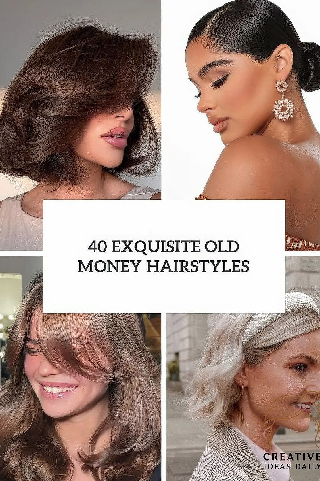 Long Hair with Money Piece Highlights