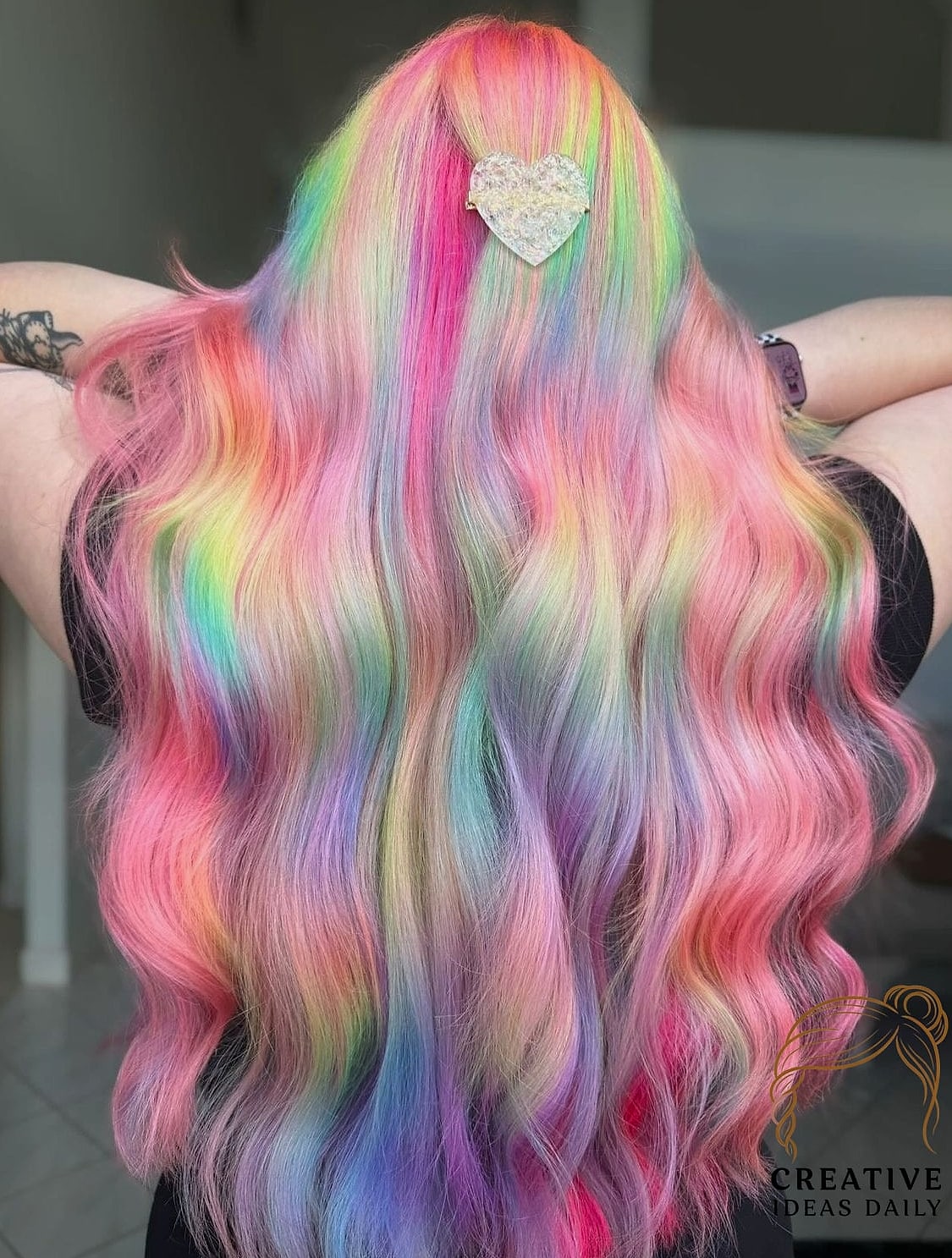 Long Hair with Soft Pastel Balayage