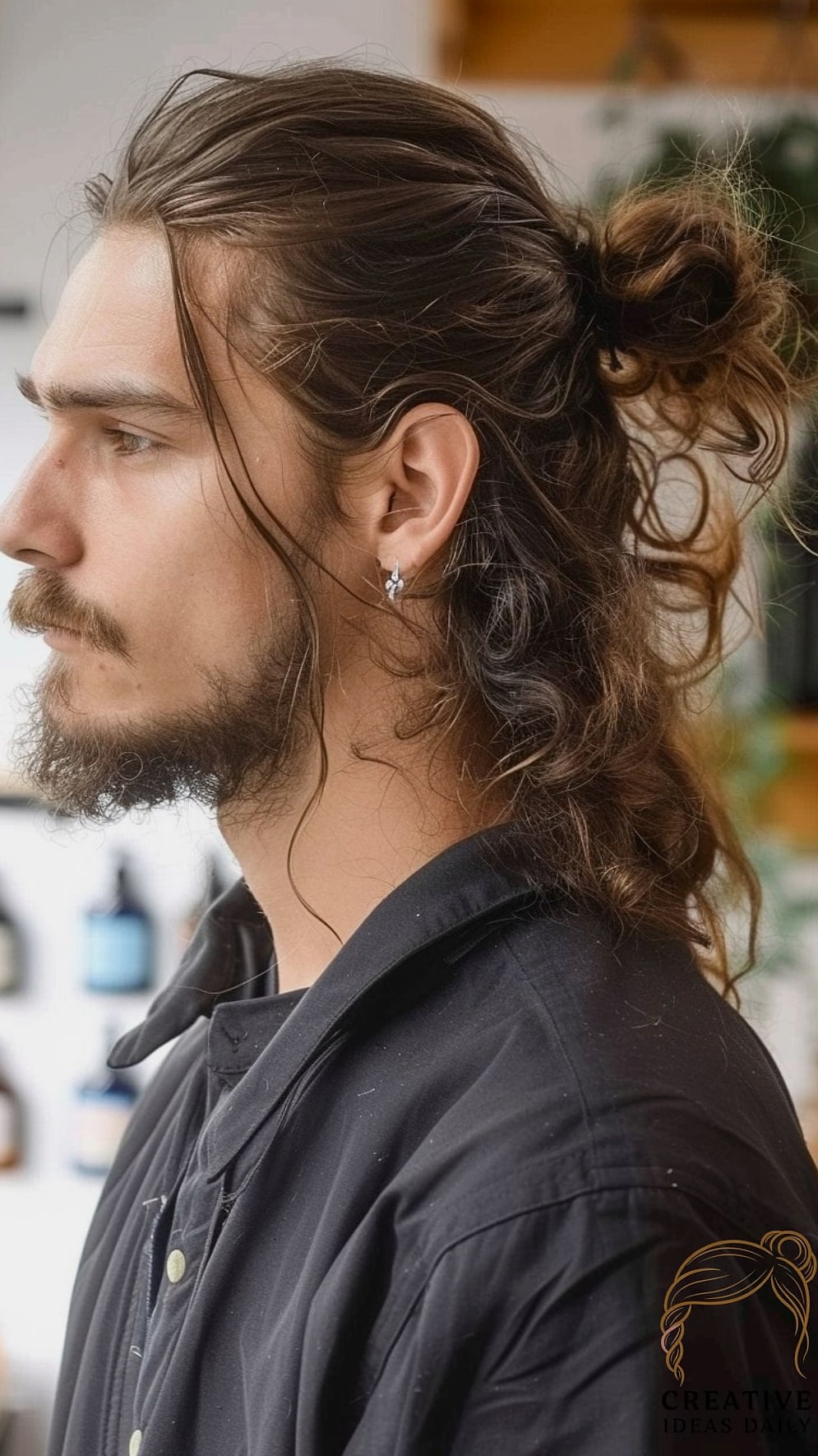 Long Hair with a Fringe