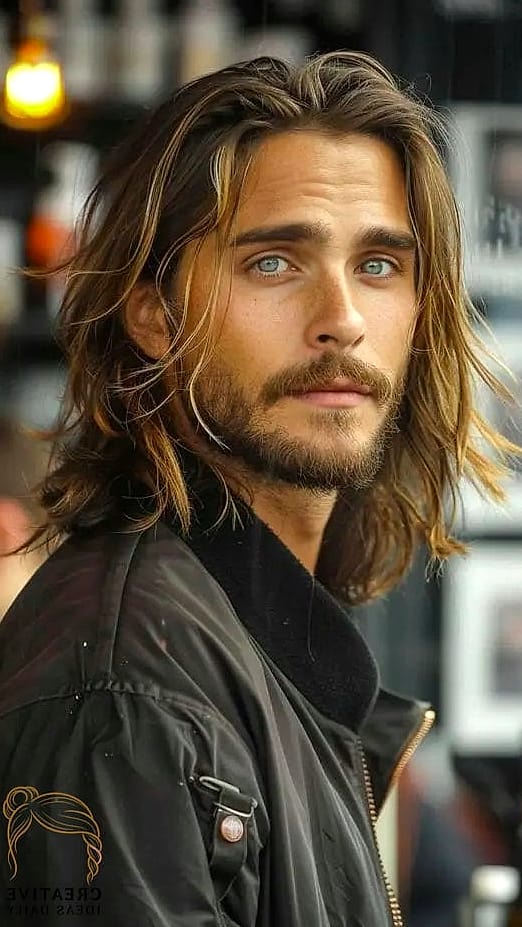 27 Long Hair Men Style Ideas That Every Stylist Needs to See 13 Long Hair with Subtle Balayage