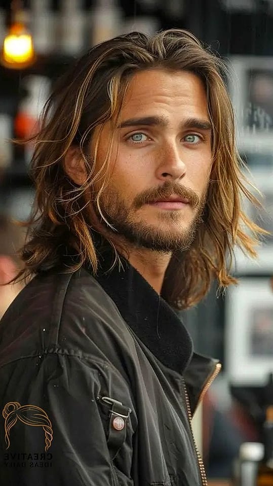 27 Long Hair Men Style Ideas That Every Stylist Needs to See 25 Long Hair with Subtle Undercut Fringe