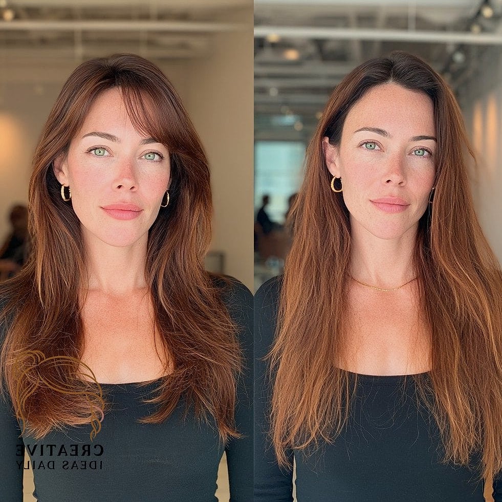 Long Hair With Tousled Beachy Layers